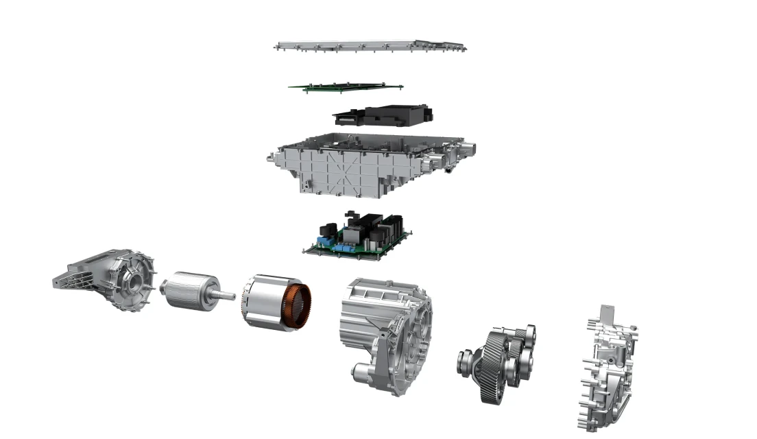 A világ első sorozatgyártású 8 az 1-ben elektromos hajtáslánca